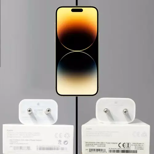 تشخیص شارژر اصلی آیفون 14 پرومکس از فیک