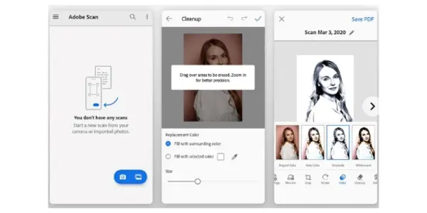 اسکنر موبایل ادوبی اسکن