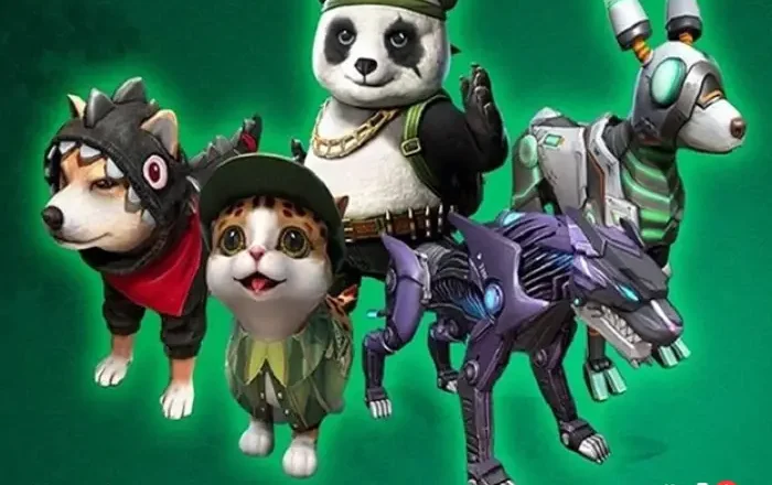 محبوب ترین حیوانات بازی فری فایر