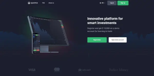 بروکر کوتکس | معرفی و بررسی جامع بروکر کوتکس Quotex 2 صفحه اصلی وبسایت بروکر کوتکس - معرفی و بررسی کارگزاری Quotex