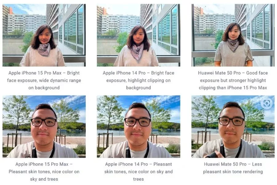 1697113955 126 آیفون 15 پرو مکس صدرنشین لیست بهترین دوربین سلفی گوشی‌ها.webp