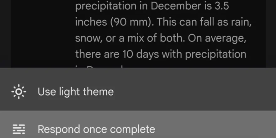 بارد گوگل حالا می‌تواند پاسخ سؤالات را به‌تدریج برای شما تایپ کند