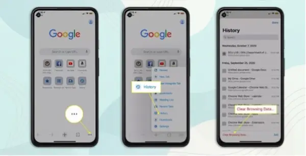 پاک کردن سابقه جستجو در گوگل.webp