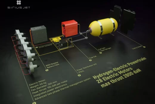 اولین هواپیمای عمودپرواز برقی دنیا با سوخت هیدروژن مایع و برد ۱٬۸۵۰ کیلومتری