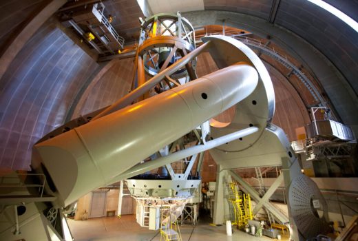 تلسکوپ هیل برای اولین‌بار نور را تحت هدایت هابل مشاهده کرد