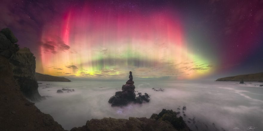 تصویر روز ناسا: شفق قطبی در شبه‌جزیره بنکس