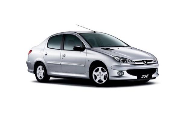 قیمت قطعات بدنه 206 ایساکو رنگ فابریک چقدر است؟