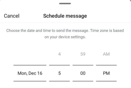 اینستاگرام قابلیت برنامه‌ریزی پیام‌های مستقیم را اضافه کرد