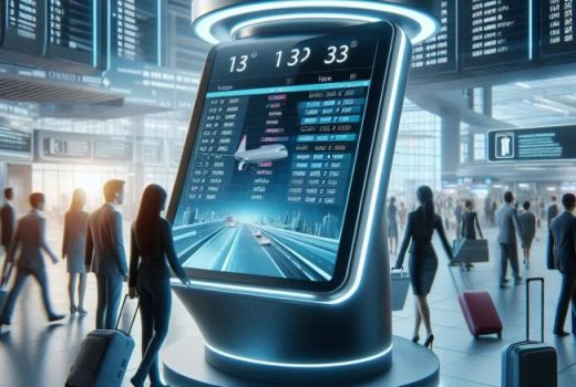 کاربرد استند لمسی در صنعت حمل و نقل و ایستگاه‌های اتوبوس و مترو