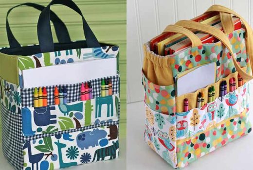 ایده برای عیدی دادن به بچه ها - ساک نقاشی