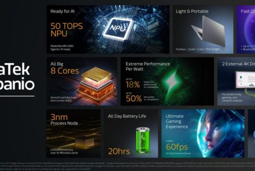 مدیاتک از تراشه متمرکز بر هوش مصنوعی Kompanio Ultra 910 رونمایی کرد