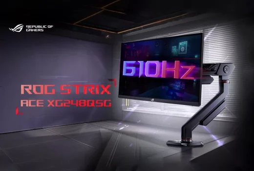 رکوردشکنی ایسوس با سریع‌ترین مانیتور گیمینگ جهان با نام ROG Strix Ace XG248QSG
