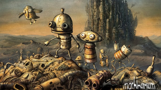 بهترین بازی فکری اندروید برای بزرگسالان_سیاه پوش 22 بازی فکری Machinarium