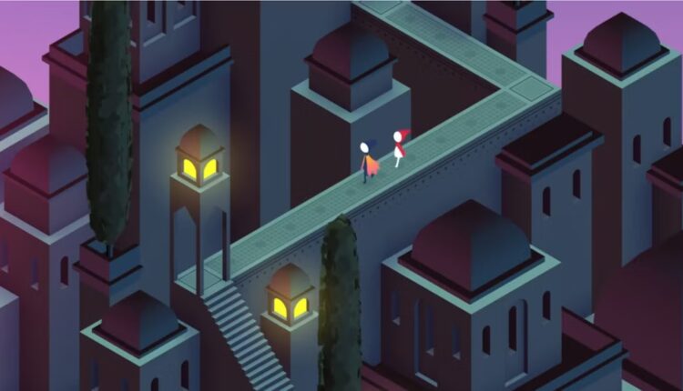 بهترین بازی فکری اندروید برای بزرگسالان_سیاه پوش 25 بازی فکری Monument Valley 2