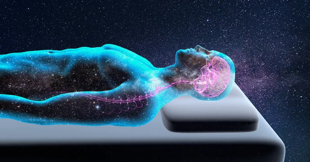 اسایش عمیق با تکنیک استراحت عمیق بدون خواب NSDR سیاه پوش.webp