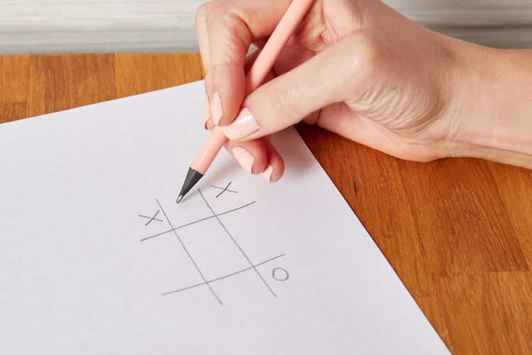 بازی دوز روی کاغذ