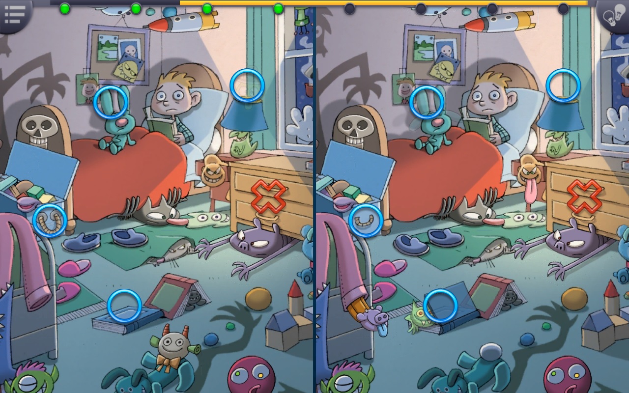 معارفه بازی فکری برای تحکیم حافظه دیداری_سیاه پوش 15 بازی پیدا کردن تفاوتها