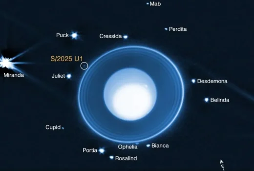 کشف قمر جدید اورانوس با تلسکوپ جیمز وب