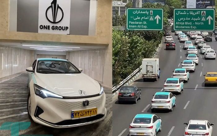 تاکسی‌های برقی بابک زنجانی بدون مجوز در خیابانهای تهران ظاهر شدند
