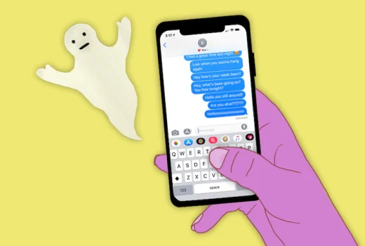 ناپدید شدن ناگهانی (گوستینگ) یا جواب رد داد: کدام بدتر است؟