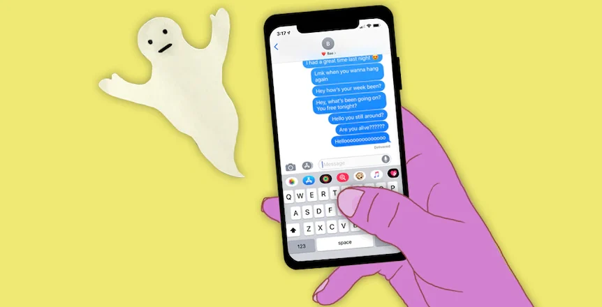 ناپدید شدن ناگهانی (گوستینگ) یا جواب رد داد: کدام بدتر است؟